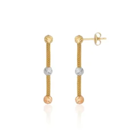 Altın Sallantılı Dorika Küpe