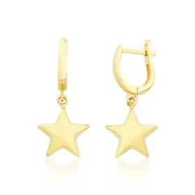 Altın Yıldız Küpe