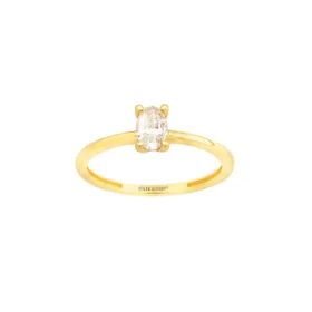 Altın Tektaş Yüzük