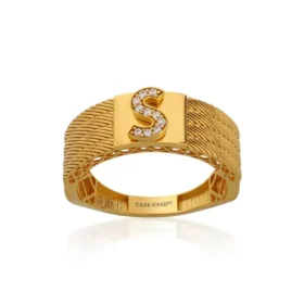 Altın S Harf Yüzük