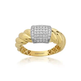 Altın Taşlı Burgu Yüzük