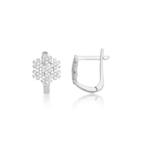 Altın Kar Tanesi Küpe