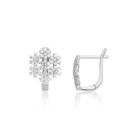 Altın Kar Tanesi Küpe