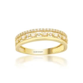 Altın Taşlı Yüzük