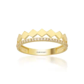 Altın Taşlı Yüzük