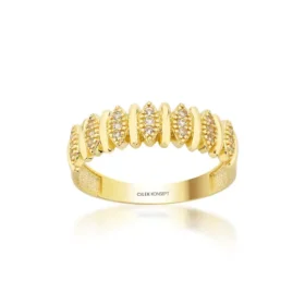 Altın Taşlı Işıltı Yüzük