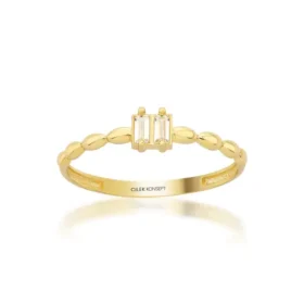 Altın Taşlı Yüzük