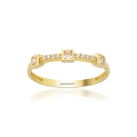 Altın Taşlı Yüzük