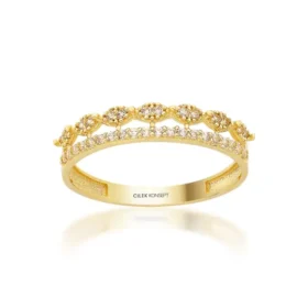 Altın Taşlı Yüzük