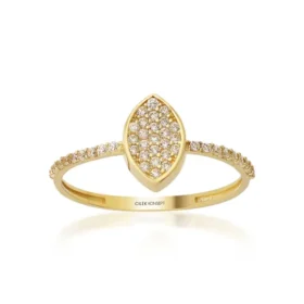 Altın Taşlı Yüzük