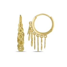 Altın Sonsuzluk Halka Küpe