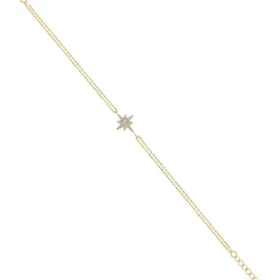 Altın Kuzey Yıldızı Bileklik