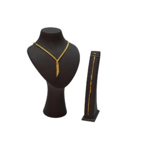 14 Ayar Örgü Zincir Toplu Altın Takı Seti