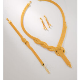 14 Ayar Altın Kalze Set 35.53gr – Kolye Bileklik Küpe | FRV199